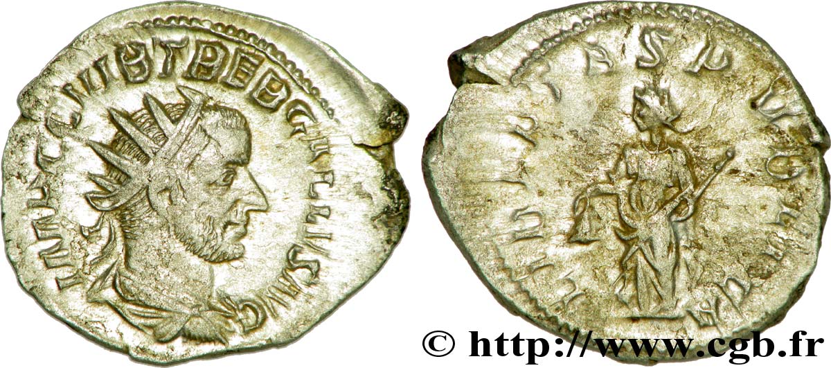 TRÉBONIEN GALLE Antoninien TTB