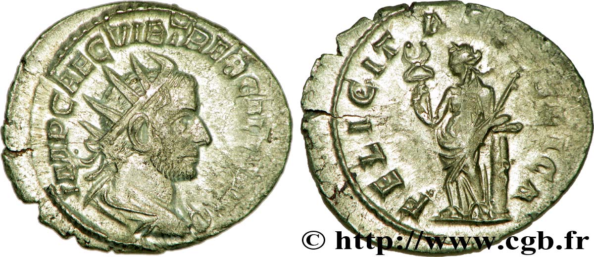 TRÉBONIEN GALLE Antoninien TTB+