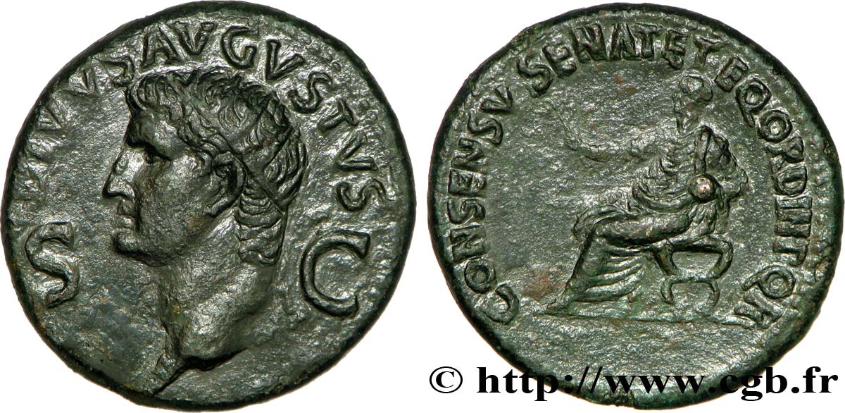 AUGUSTE Dupondius TTB+