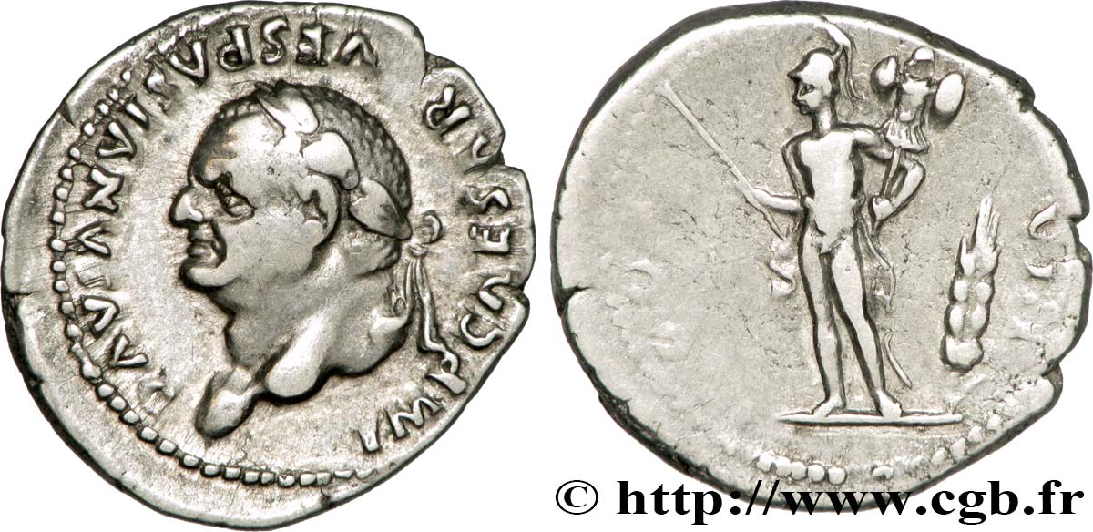 VESPASIEN Denier TTB+/TTB