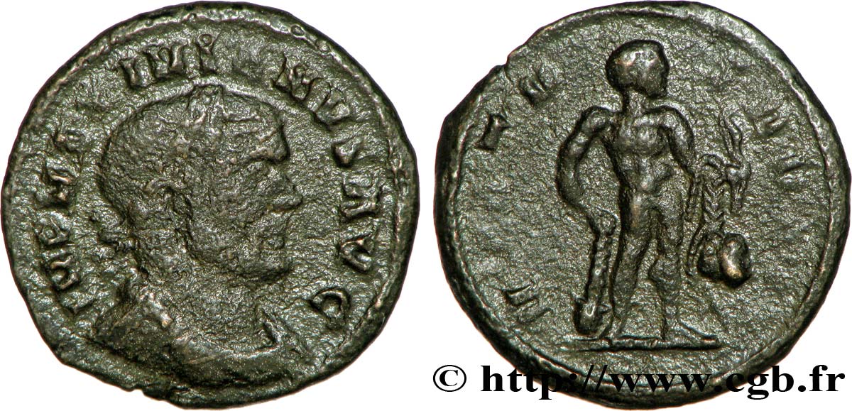 MAXIMIANUS HERCULIUS Quart d aurelianus VF