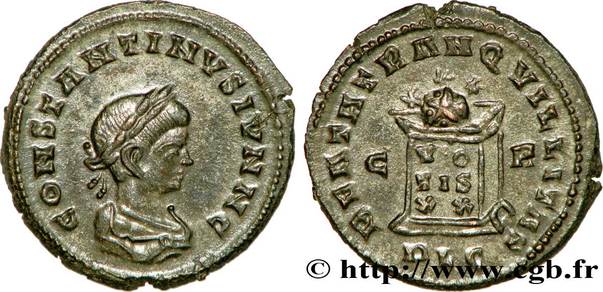 CONSTANTIN II Centenionalis ou nummus FDC
