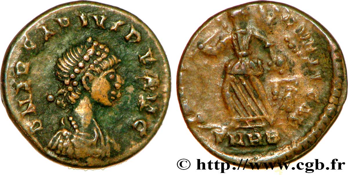 ARCADIUS Nummus, (PBQ, Æ 4) SUP