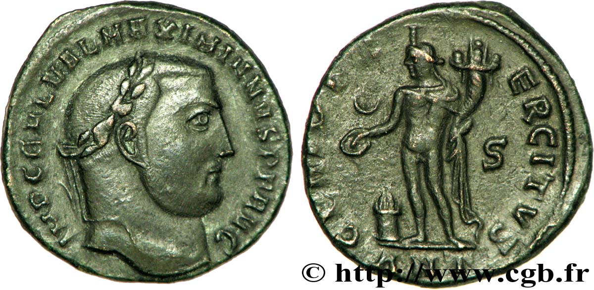 GALÈRE Follis ou nummus TTB+