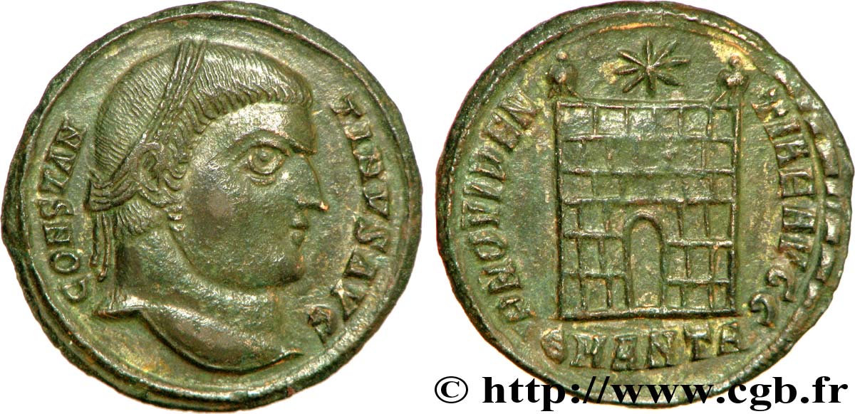 CONSTANTIN Ier LE GRAND Centenionalis ou nummus SUP