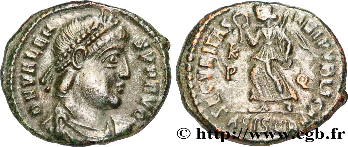 VALENS Nummus, (PB, Æ 3) SUP