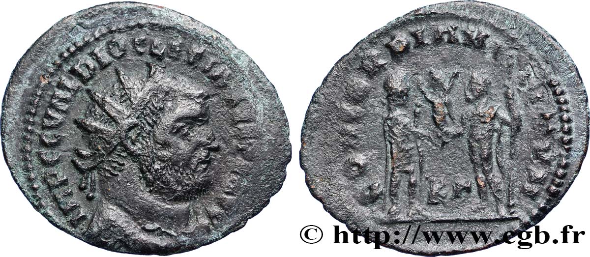 DIOCLÉTIEN Pseudo ou néo-aurelianus TTB/TB+