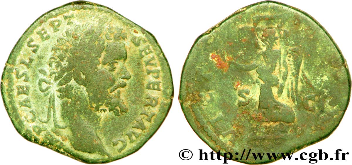 SEPTIME SÉVÈRE Sesterce TB+/TB