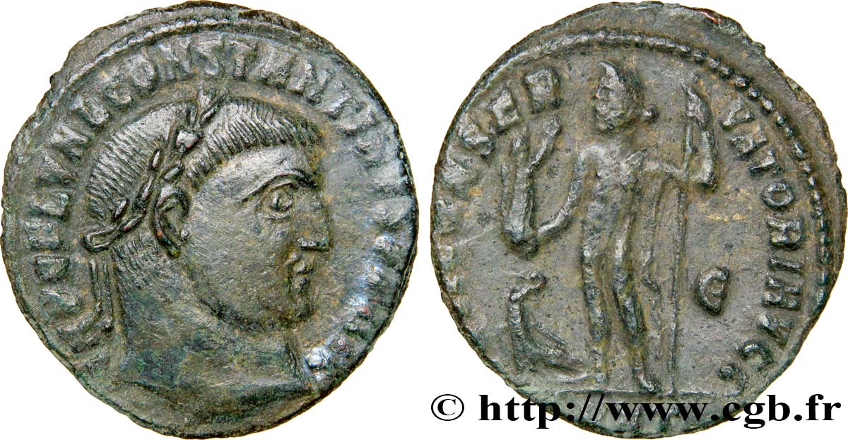 CONSTANTINE I THE GREAT Follis ou nummus XF