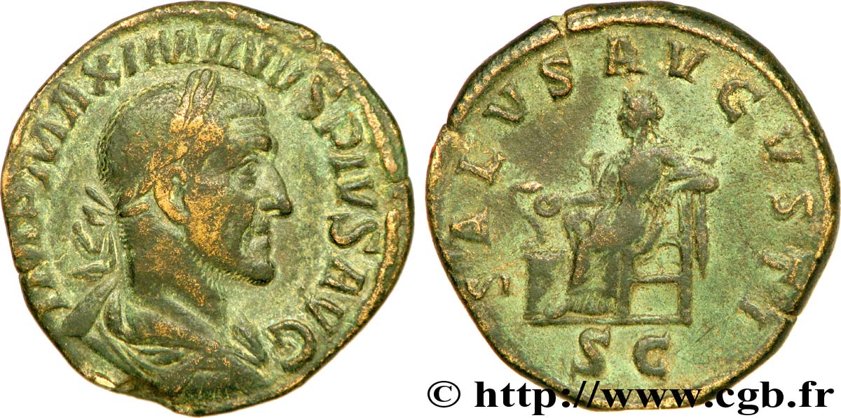 MAXIMIN Ier THRACE Sesterce TB+