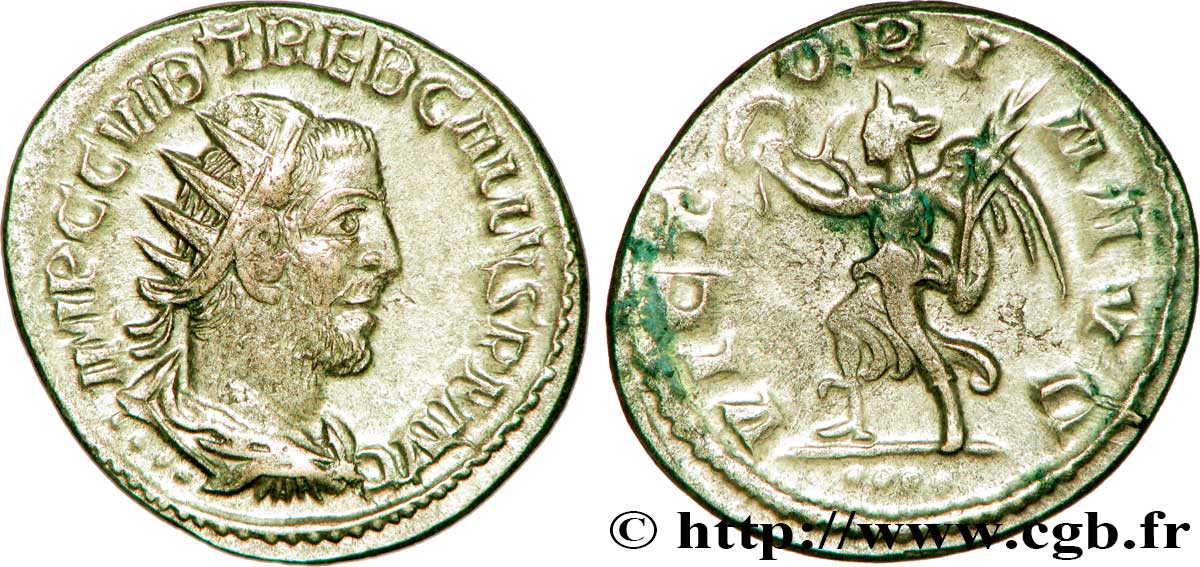 TREBONIANUS GALLUS Antoninien AU/AU