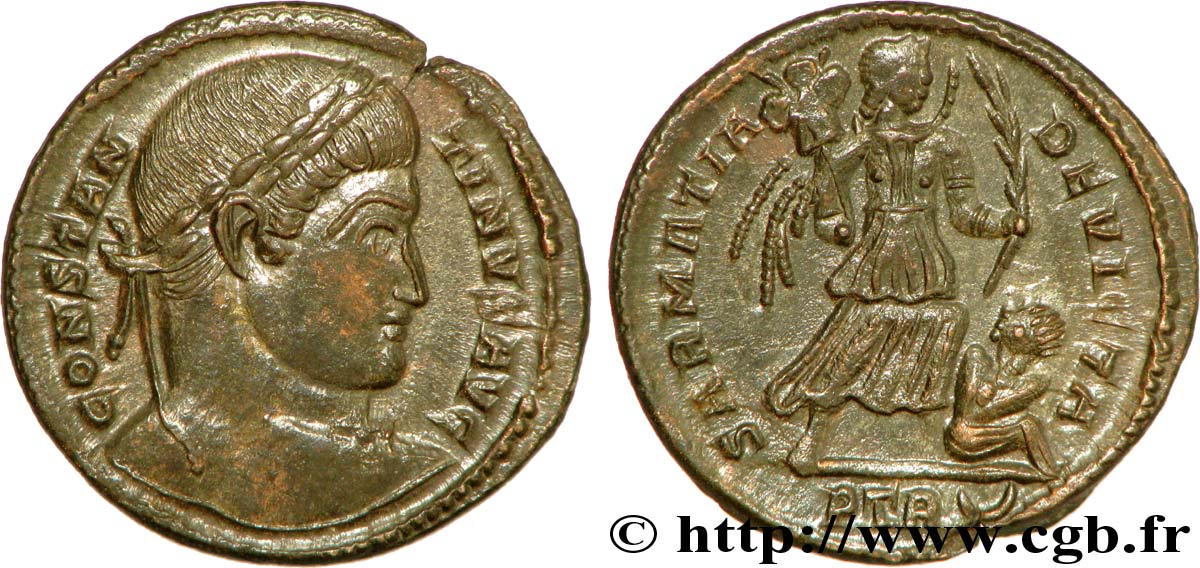 CONSTANTIN Ier LE GRAND Centenionalis ou nummus SPL