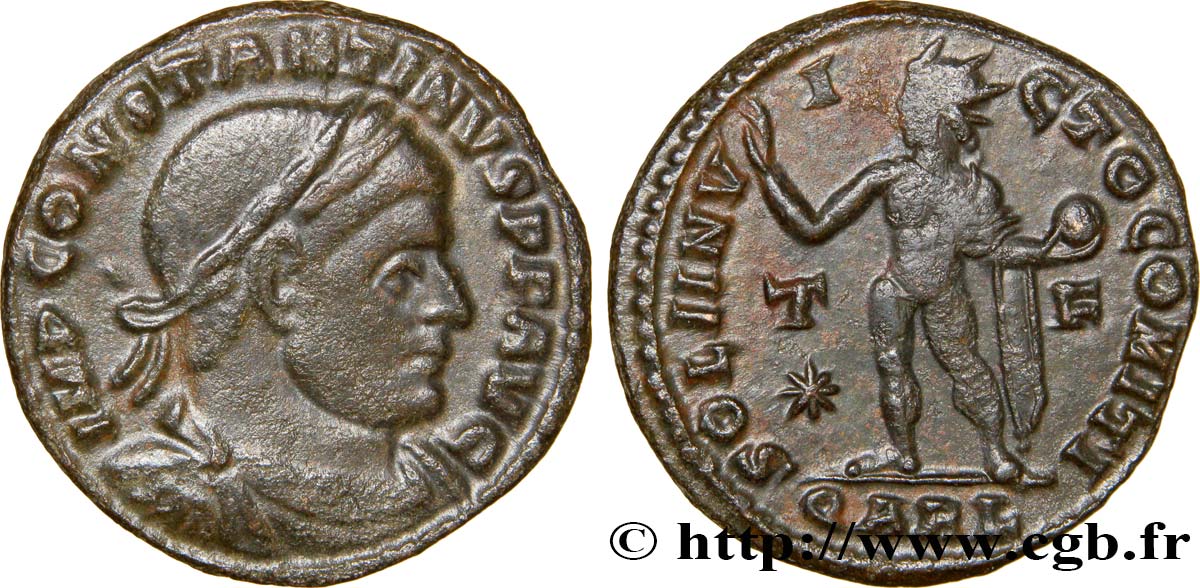 CONSTANTIN Ier LE GRAND Follis ou nummus TTB+