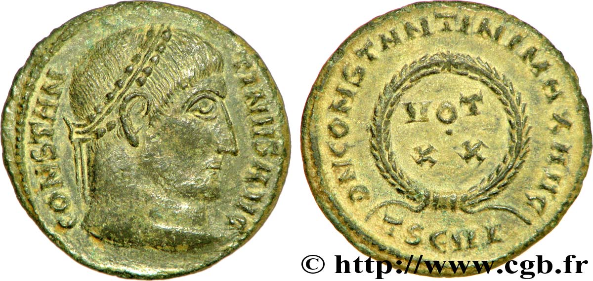 CONSTANTIN Ier LE GRAND Centenionalis ou nummus SUP