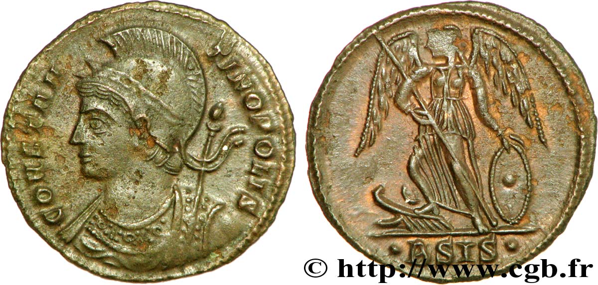 CONSTANTINOPOLIS Centenionalis ou nummus AU