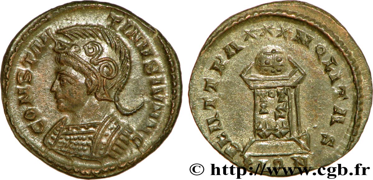 CONSTANTIN II Centenionalis ou nummus FDC