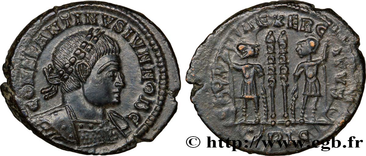CONSTANTIN II Centenionalis ou nummus SPL