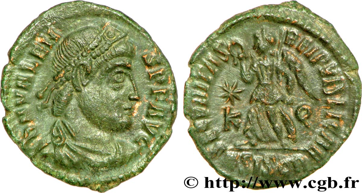 VALENS Nummus, (PB, Æ 3) VZ