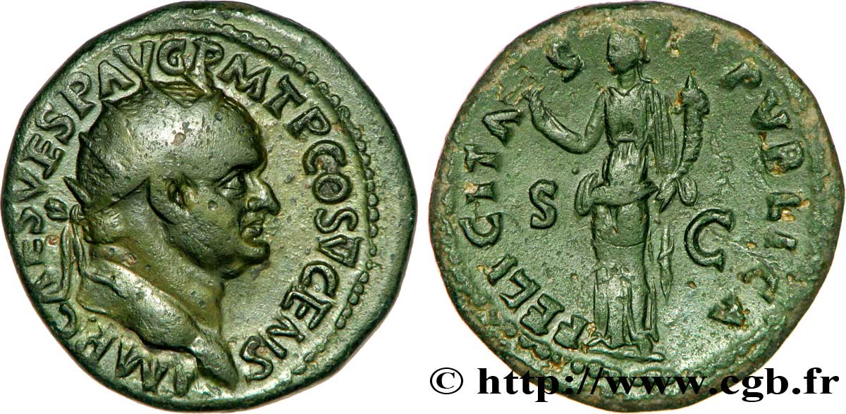 VESPASIEN Dupondius TTB+