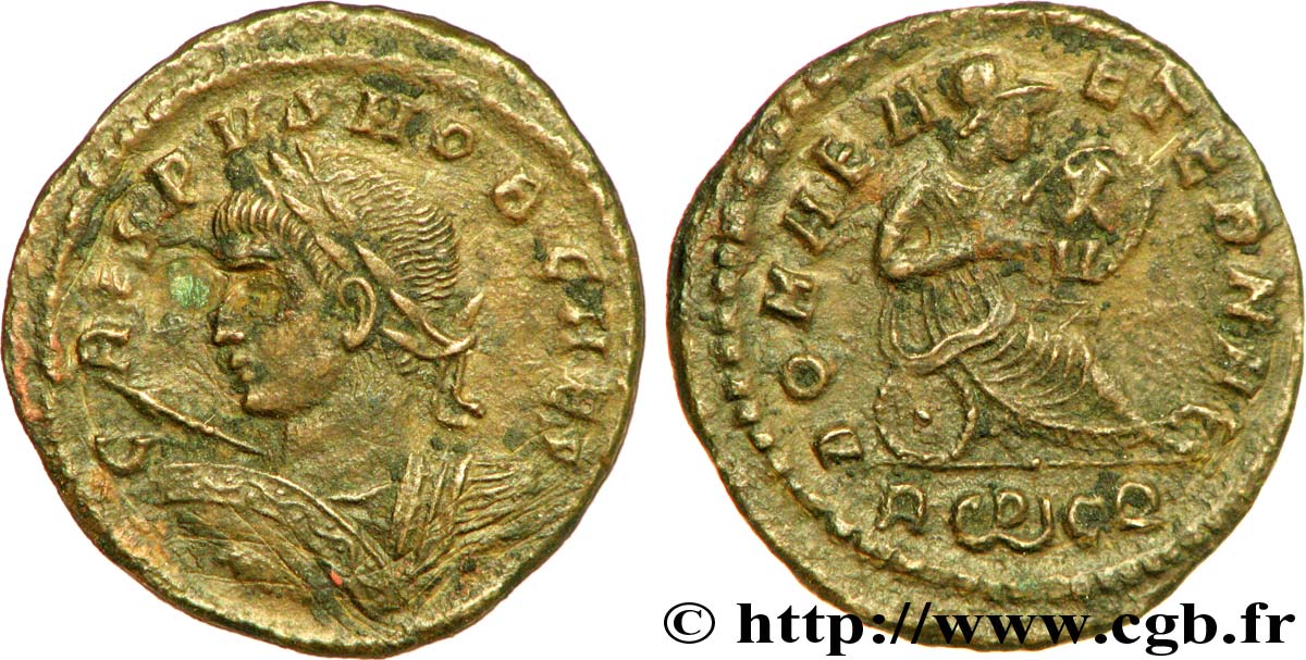 CRISPUS Centenionalis ou nummus TTB+