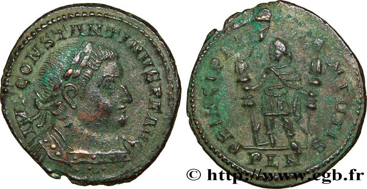 CONSTANTIN Ier LE GRAND Follis ou nummus TTB
