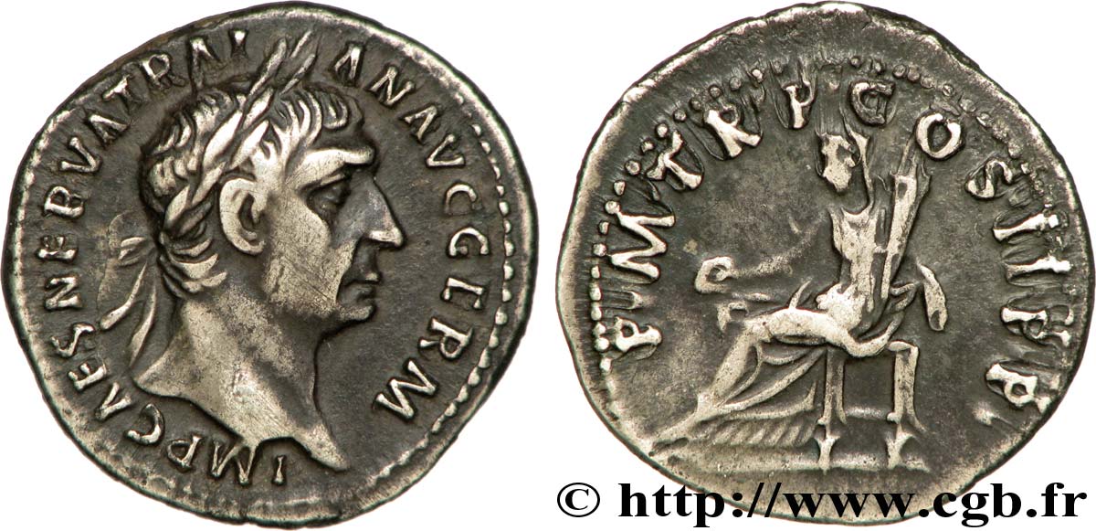 TRAJANUS Denier brm_229018 Roman coins