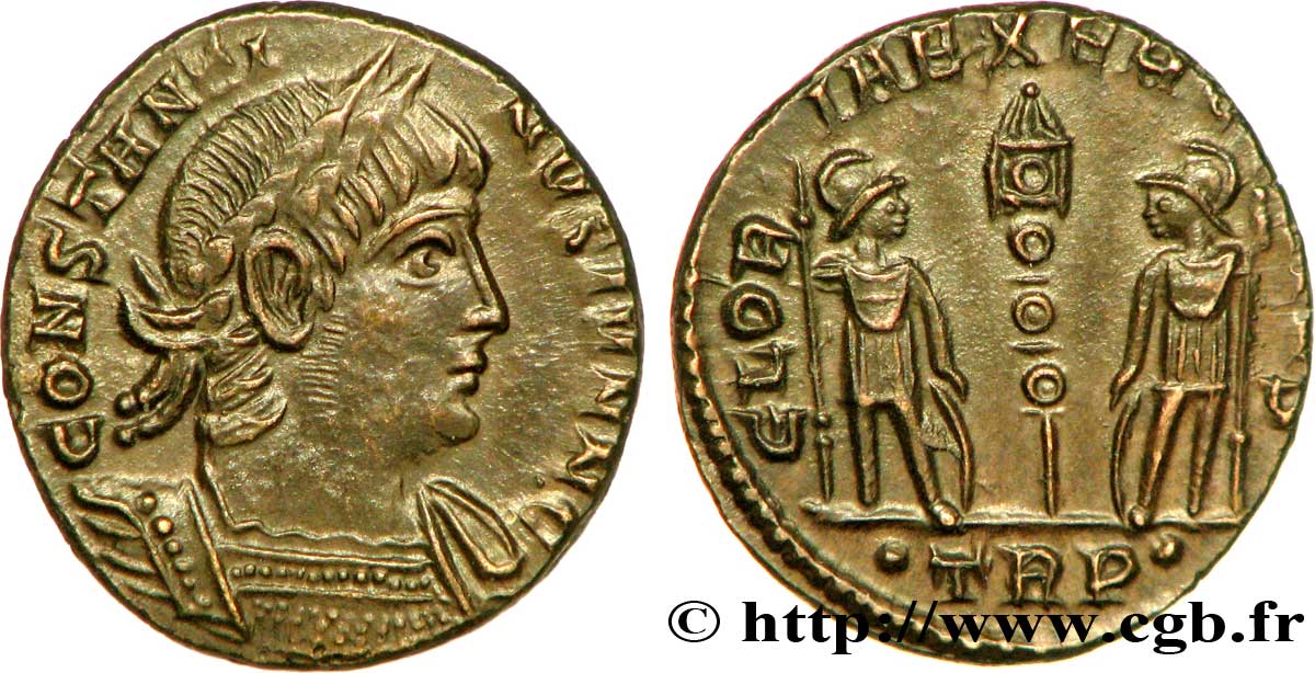 CONSTANTIN II Centenionalis ou nummus SPL
