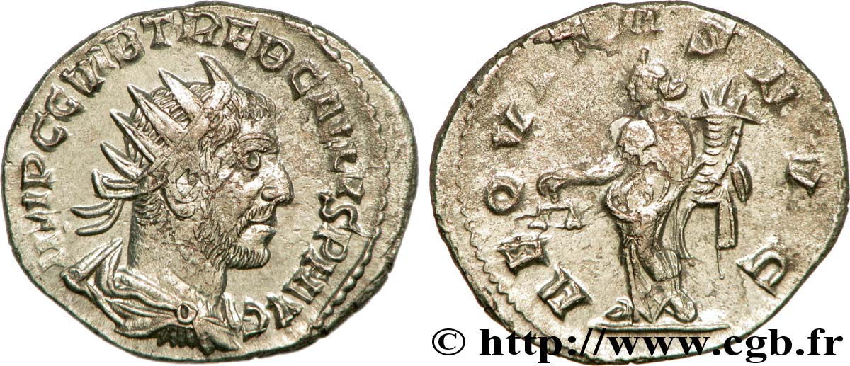 TREBONIANUS GALLUS Antoninien MS