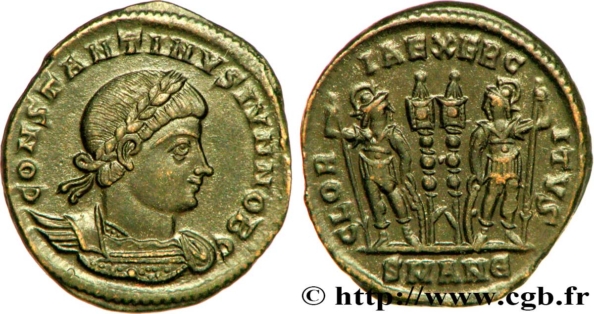 CONSTANTIN II Centenionalis ou nummus SPL