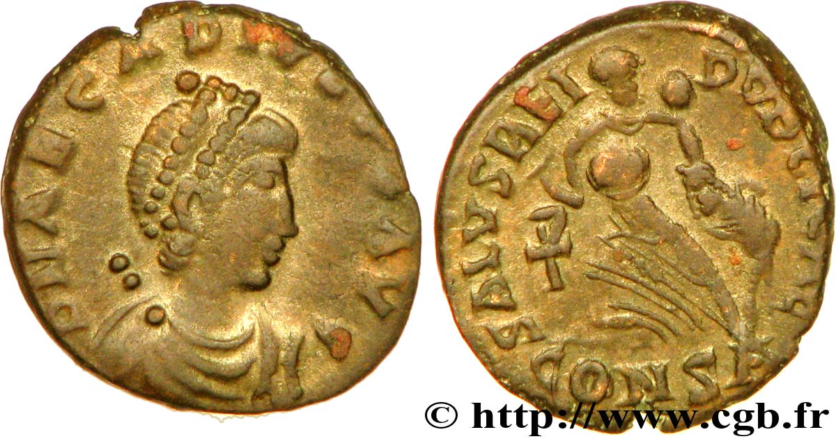 ARCADIUS Nummus, (PBQ, Æ 4) VZ