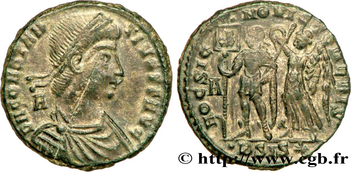 VÉTRANION pour CONSTANCE II Maiorina, (MB, Æ 2) TTB+