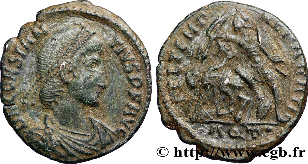 CONSTANTIUS II Maiorina, (MB, Æ 3) XF