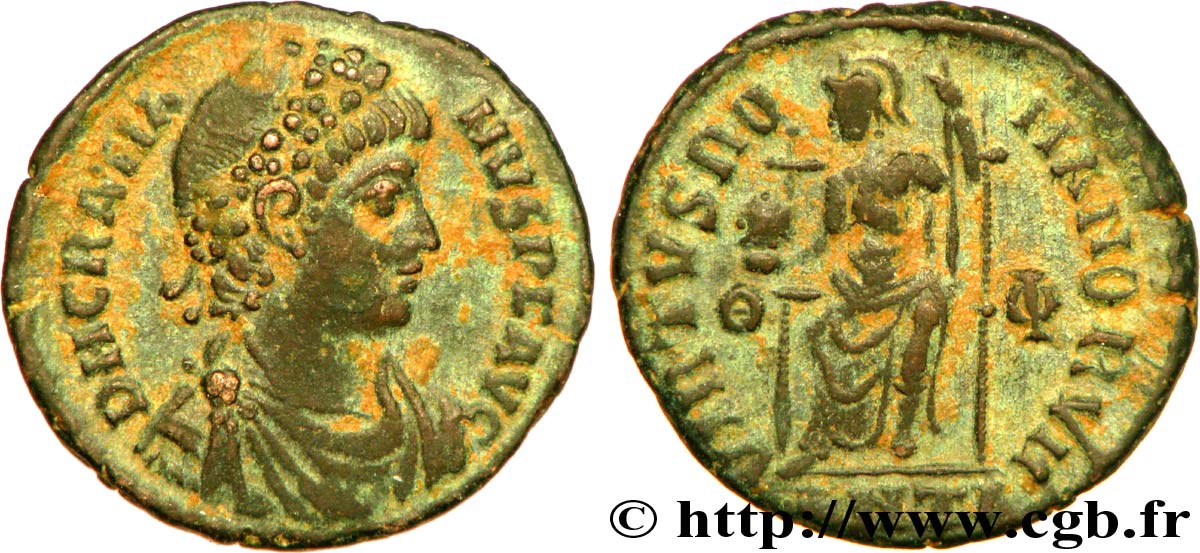 GRATIANUS Nummus, (PB, Æ 3) SS