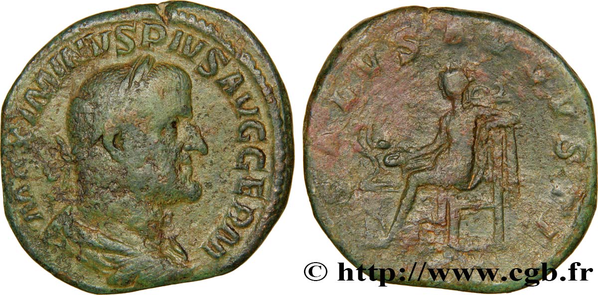 MAXIMIN Ier THRACE Sesterce TB+