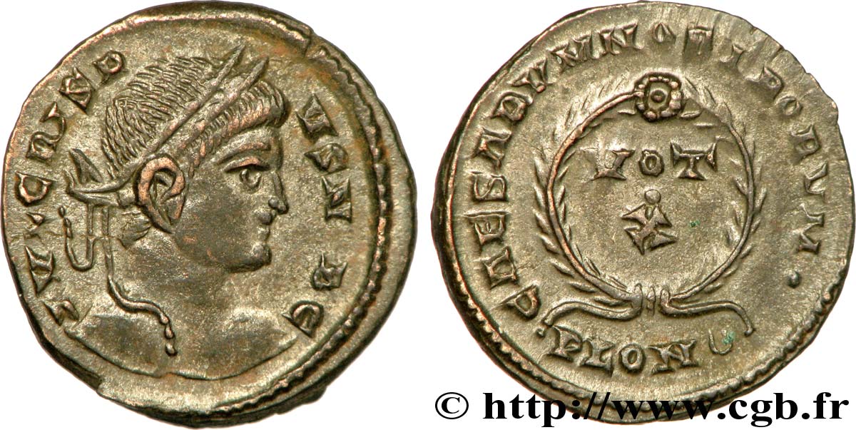 CRISPUS Centenionalis ou nummus FDC