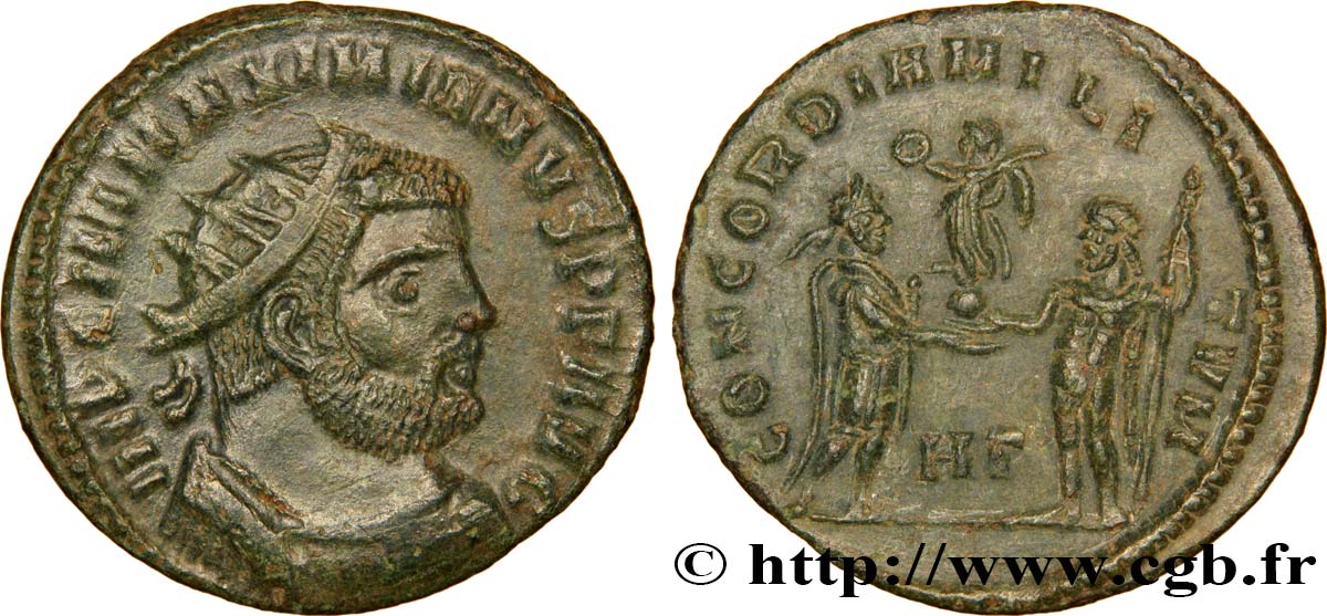 MAXIMIANUS HERCULIUS Pseudo ou néo-aurelianus AU/MS