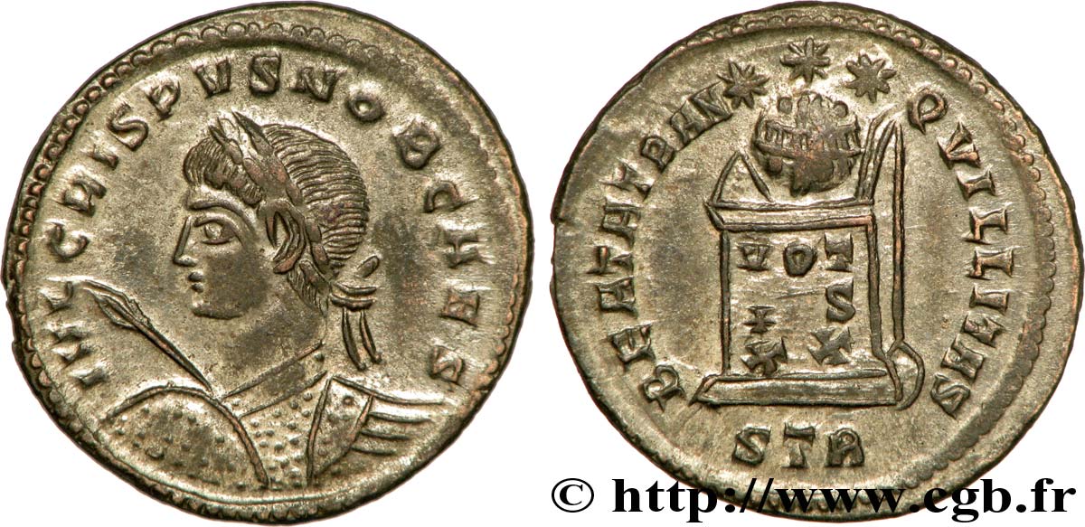CRISPUS Centenionalis ou nummus FDC