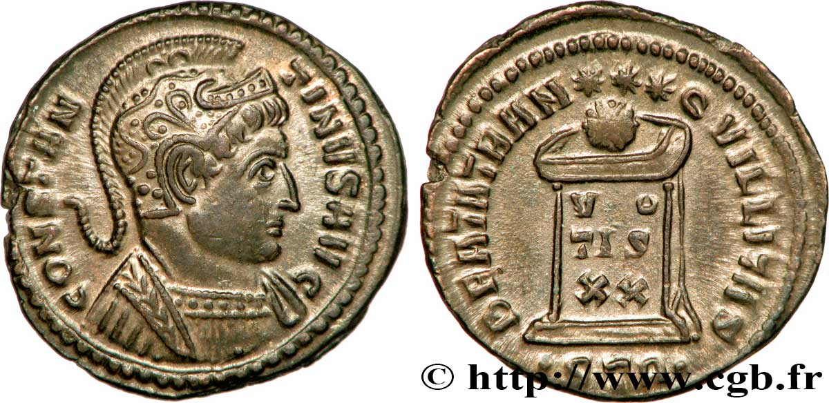 CONSTANTINE I THE GREAT Centenionalis ou nummus MS