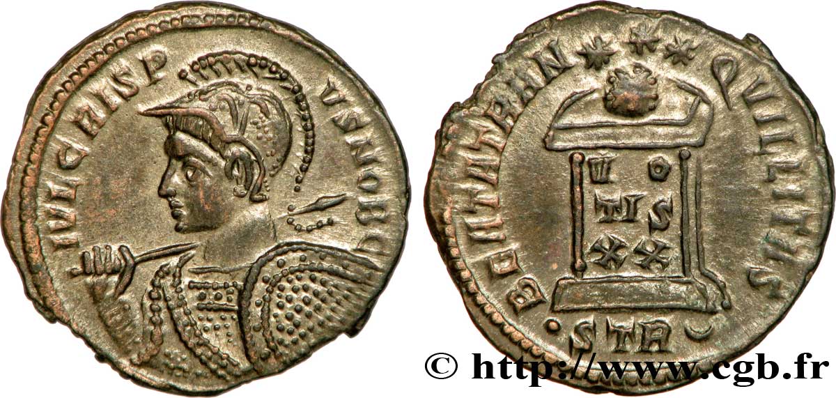 CRISPUS Centenionalis ou nummus FDC