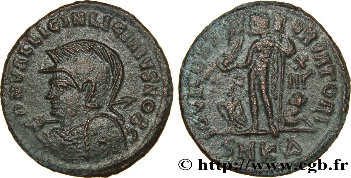 LICINIO II FIGLIO Follis ou nummus SPL/q.SPL