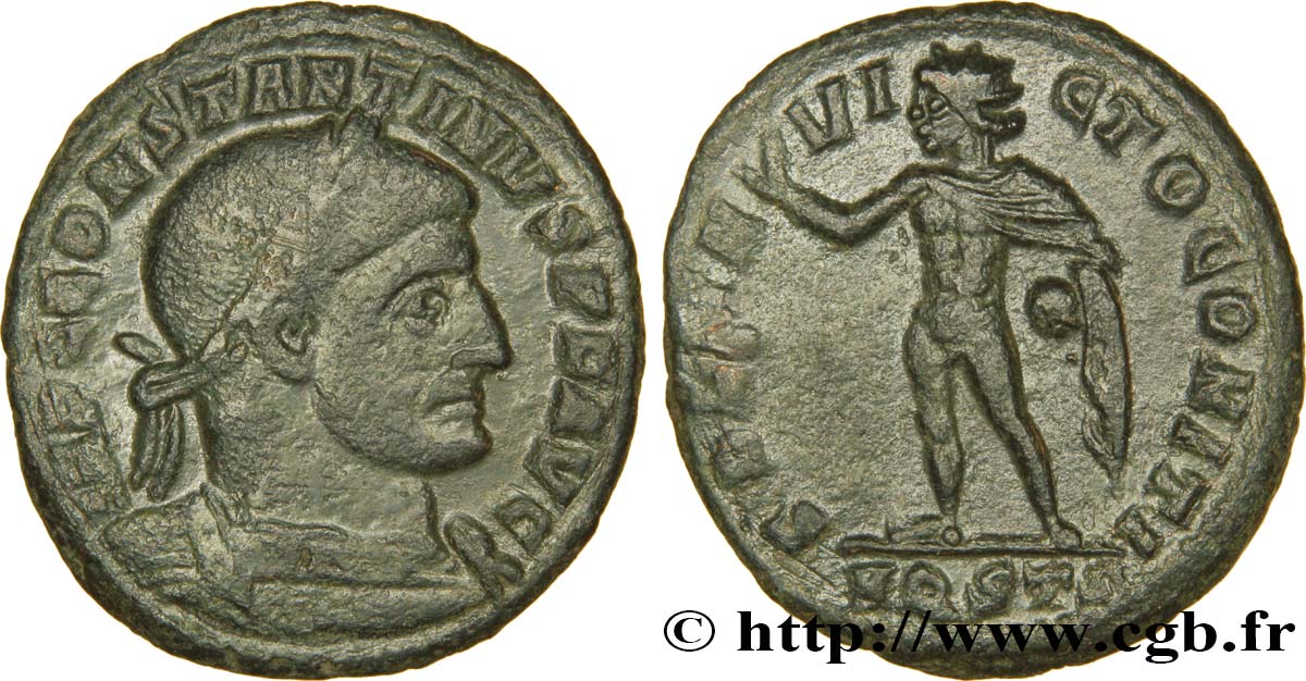 CONSTANTIN Ier LE GRAND Follis ou nummus TTB+