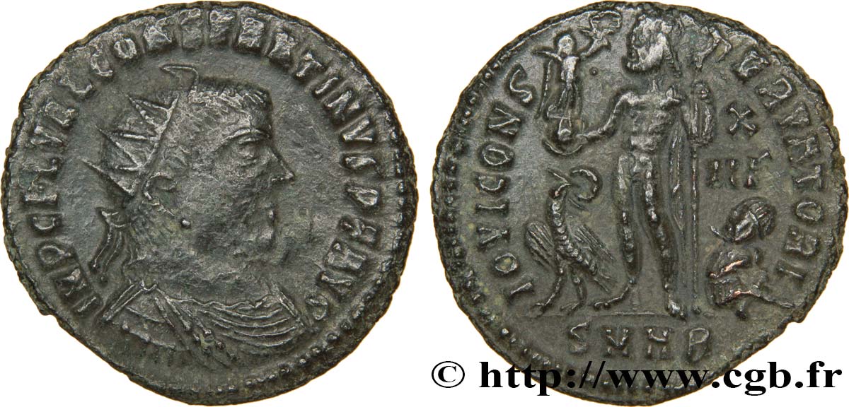 COSTANTINO I IL GRANDE Follis ou nummus q.SPL