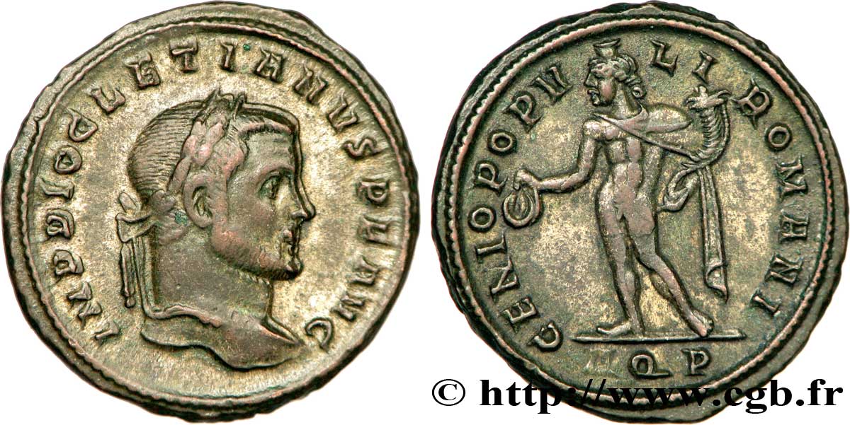 DIOCLÉTIEN Follis ou nummus TTB+