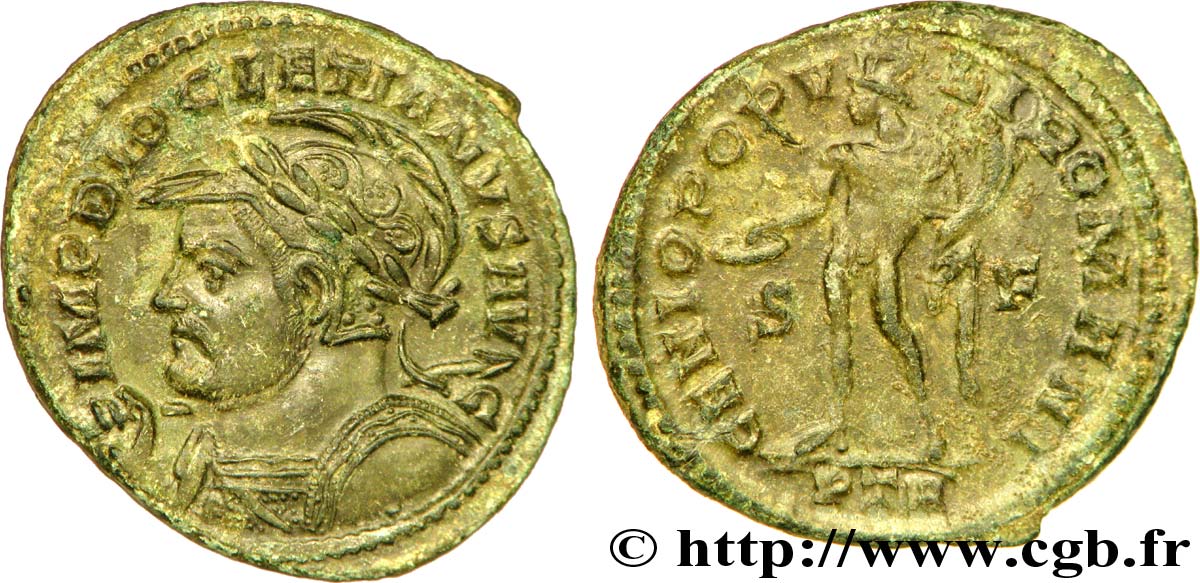 DIOCLÉTIEN Follis ou nummus SPL/SUP