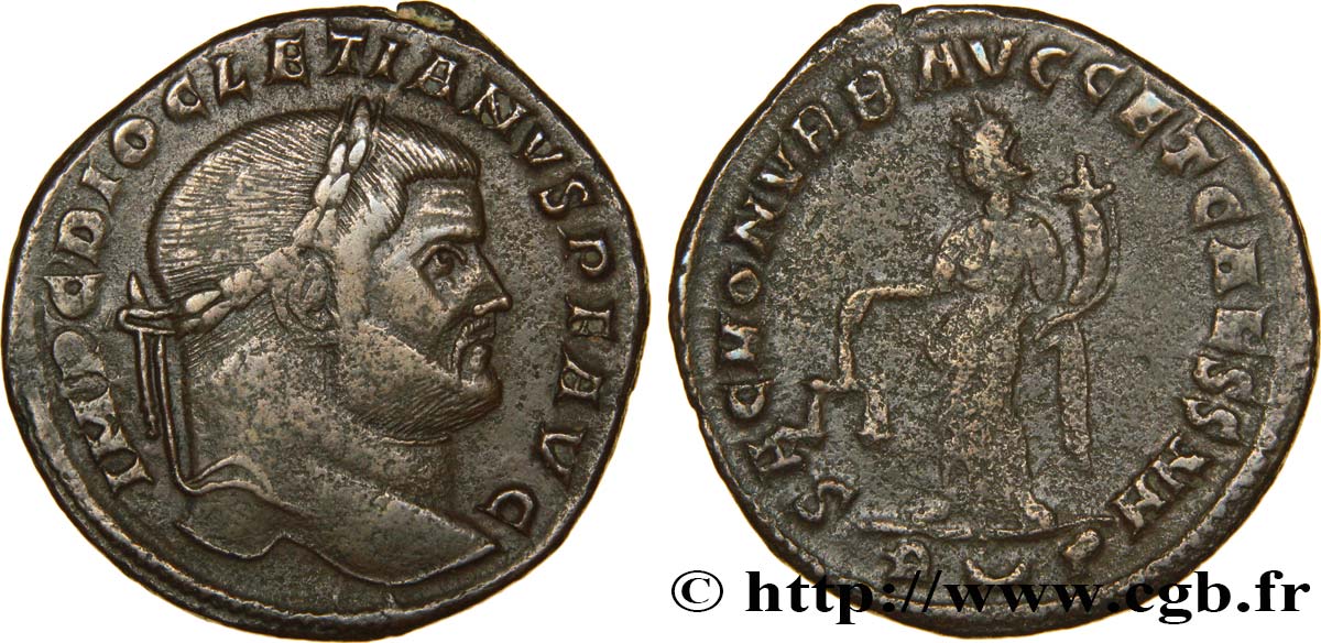 DIOCLÉTIEN Follis ou nummus TTB