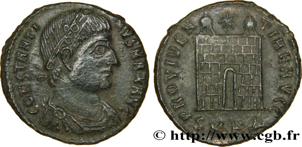 CONSTANTIN Ier LE GRAND Centenionalis ou nummus TTB+