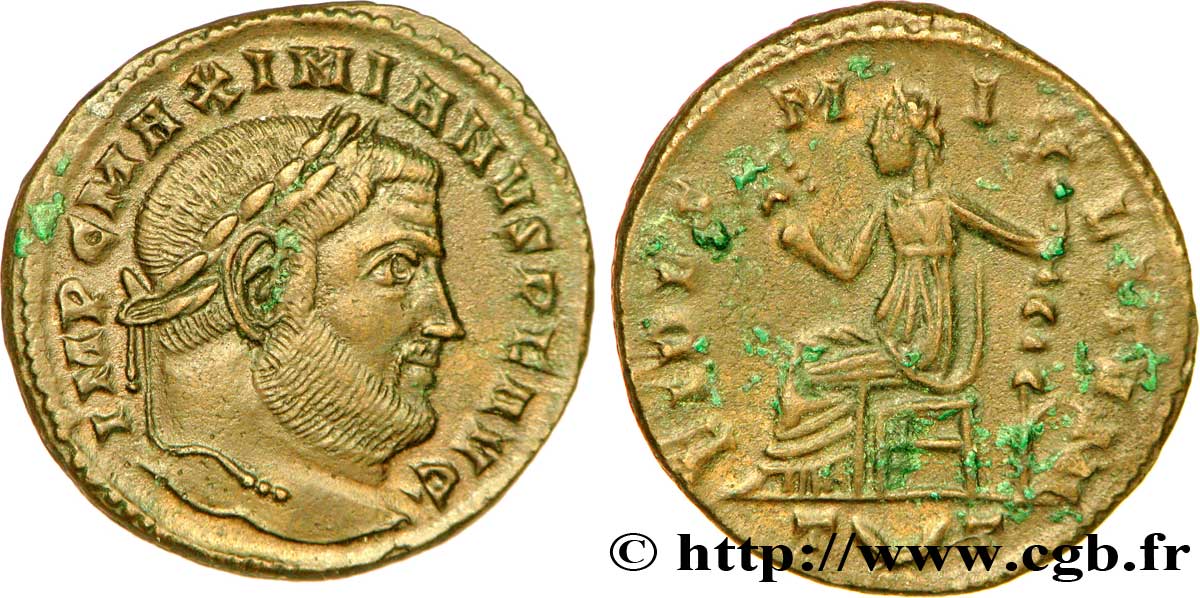 GALERIUS Follis ou nummus fVZ