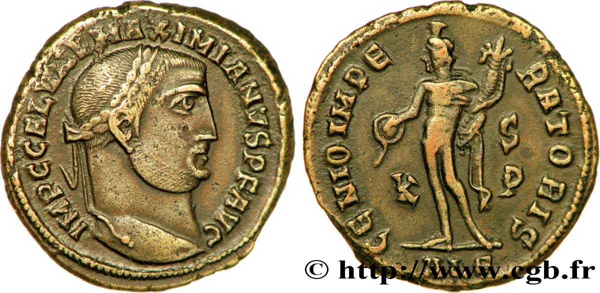 GALÈRE Follis ou nummus SUP