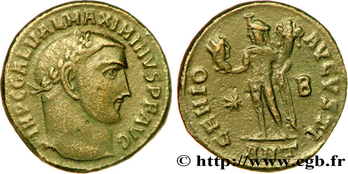 MAXIMIN II DAIA Follis ou nummus TTB