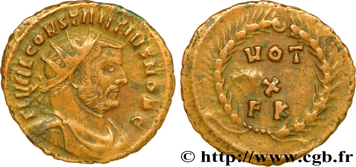 CONSTANCE Ier CHLORE Pseudo ou néo-aurelianus TTB
